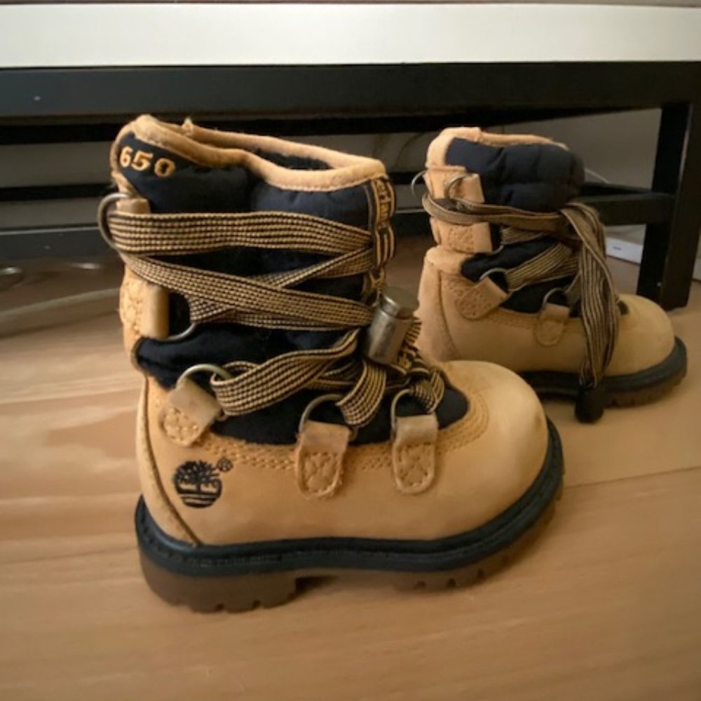 Timberland Suede and Fleece Toddler Winter Boots